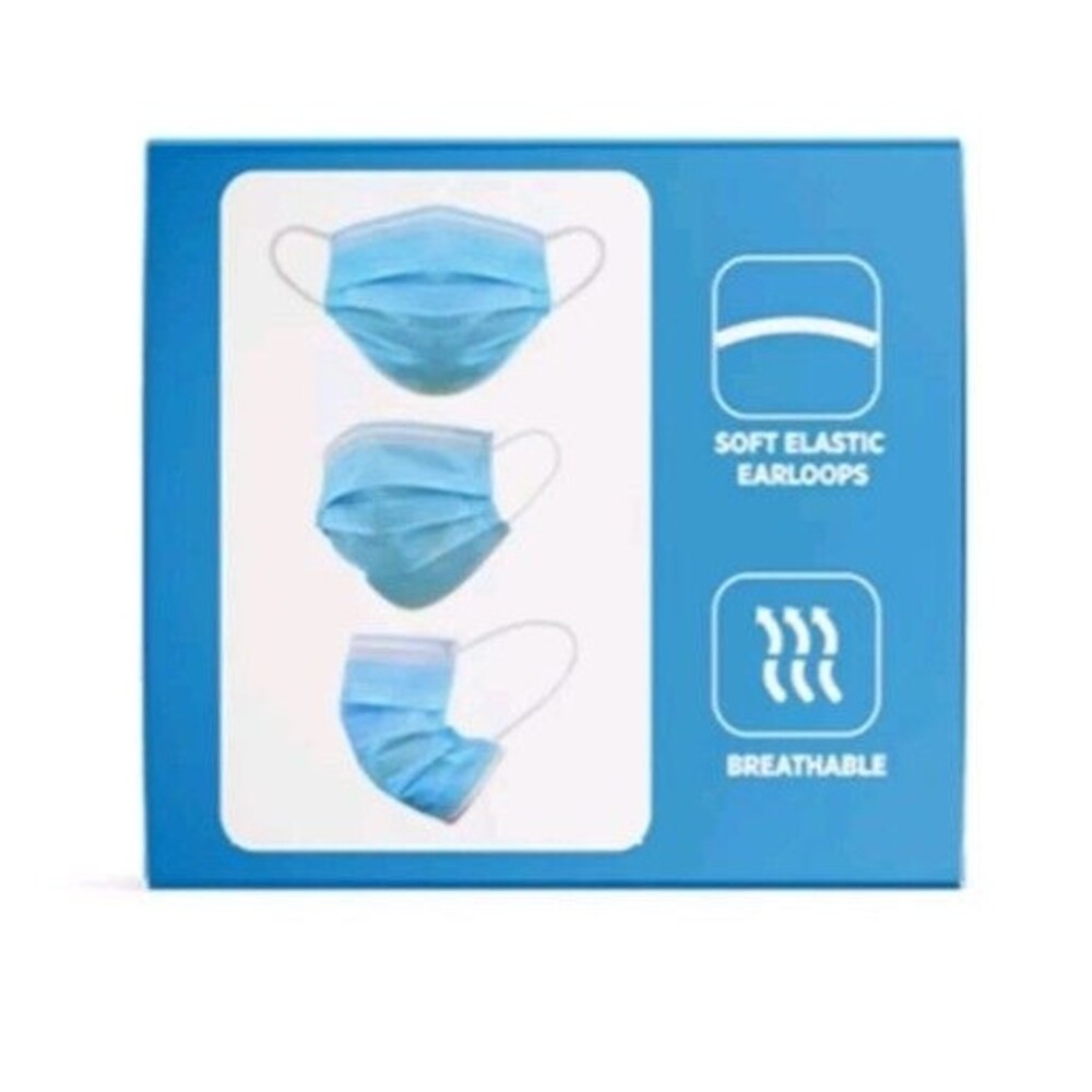 2000 Guru Nanda 3-Ply Disposable Face Mask With Ear loop For Home Office‎ School - Picture 3 of 6